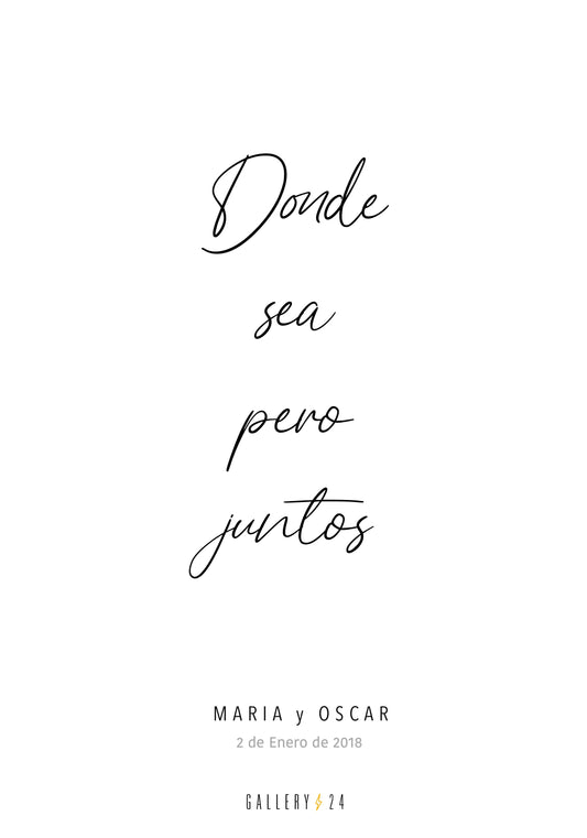 Donde sea pero juntos - Frases inspiradoras