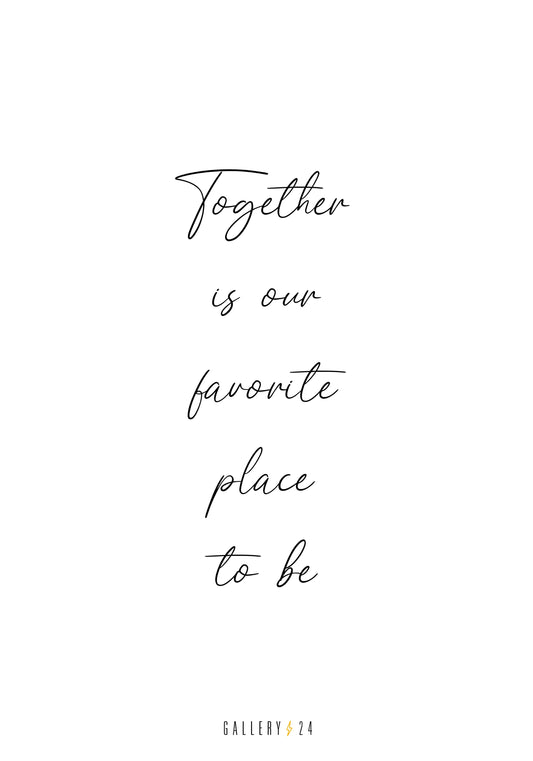 Together - Frases inspiradoras